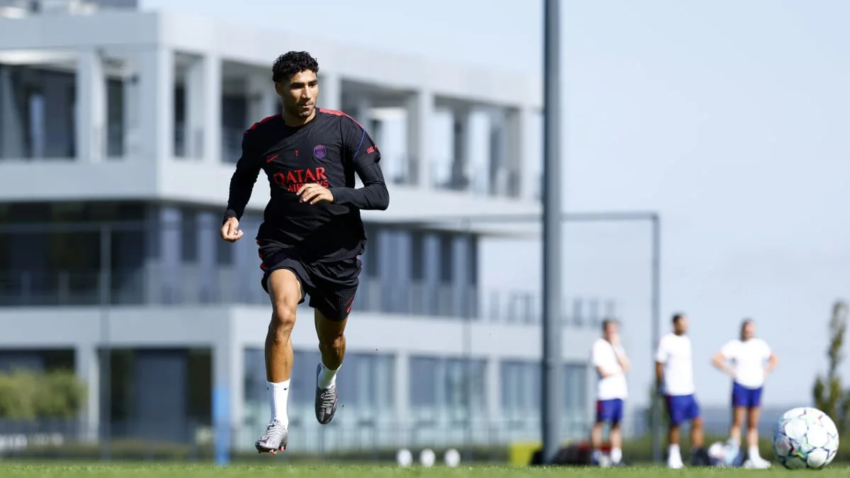 Achraf Hakimi's Training Update Poses Doubts for Marseille Match